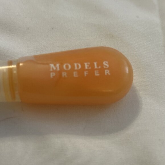 Models Prefer Lip Gloss Lip Shine Lip Moisturizer W/Coral Shimmer Vintage New - Picture 3 of 5